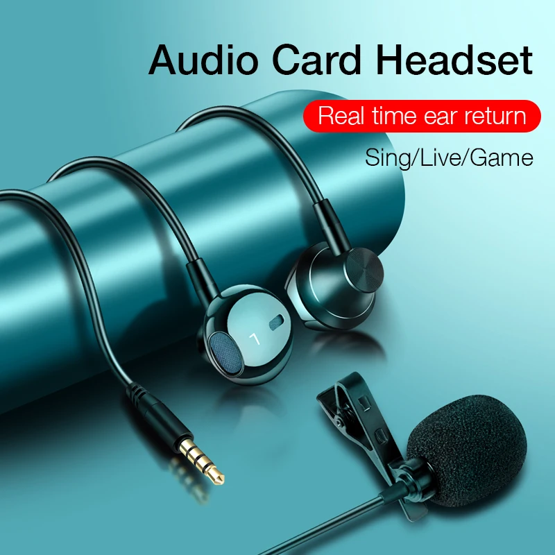 

EARDECO With HD Microphone Wired Headphones HiFi Bass Stereo Music Wire Headphone Noise Canceling Headset for Phone Live 3.5MM