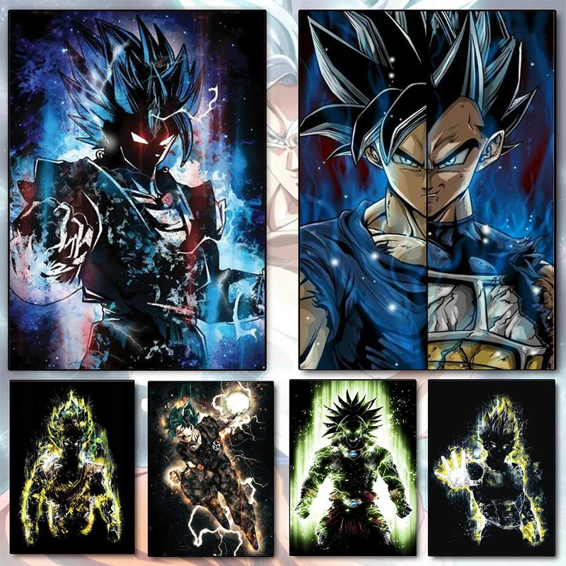 Japanese Anime Dragon Ball Canvas Painting Cartoon Figures Goku Vegeta Posters Mural Pictures Home Wall Art Decor Gifts Cuadros
Japanese Anime Dragon Ball Canvas Painting Cartoon Figures Goku Vegeta Posters Mural Pictures Home Wall Art Decor Gifts Cuadros
