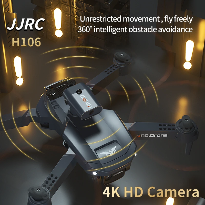 JJRC H106 RC Quadcopter Drone 4K Dual Camera 6CH Altitude Hold 2.4G Headless Foldable Obstacle Avoidance Helicopter Kids Toys
JJRC H106 RC Quadcopter Drone 4K Dual Camera 6CH Altitude Hold 2.4G Headless Foldable Obstacle Avoidance Helicopter Kids Toys