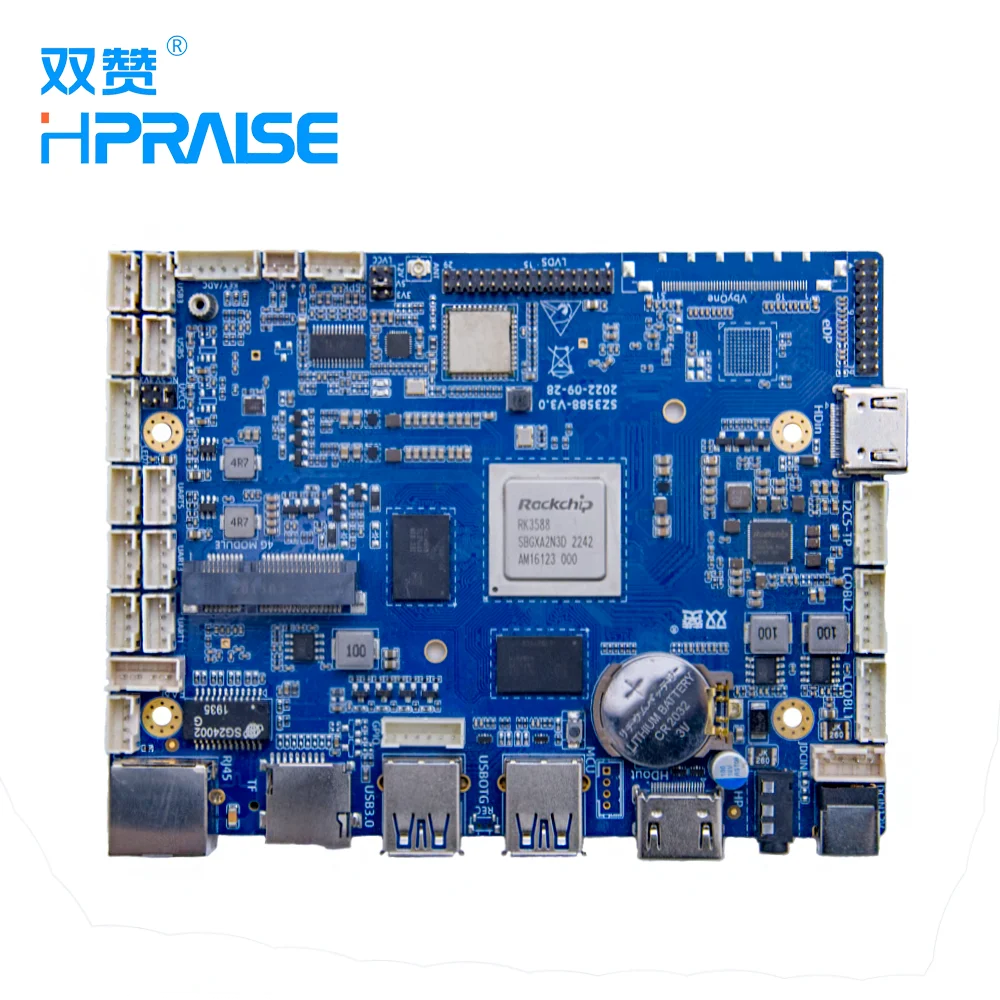 Встроенная Rk3588 иroid 12 lvds edp 4G 5G LTE SIM 8K мини-умная плата интеллектуального питания