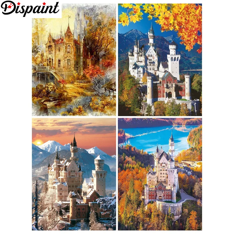 Dispaint Full Diamond Embroidery "Scenery Castle Trees" Diamond Painting Cross Stitch Patterns Rhinestone Unfinished Home Decor
Dispaint Full Diamond Embroidery "Scenery Castle Trees" Diamond Painting Cross Stitch Patterns Rhinestone Unfinished Home Decor
