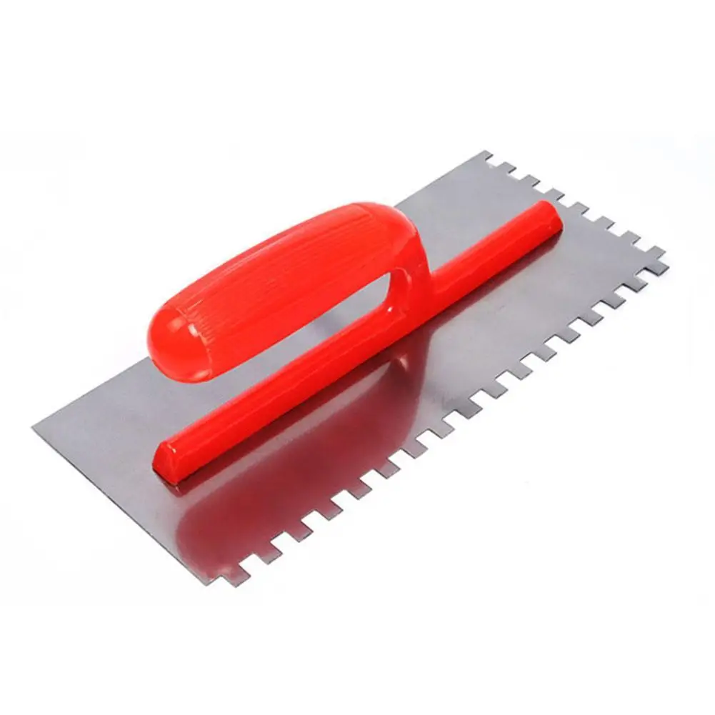 28x12cm Plastering Finishing Trowel Steel Blade Handle And Sharp Plastic Notched ABS Durable Blade Non-Stick Square 1PCS
28x12cm Plastering Finishing Trowel Steel Blade Handle And Sharp Plastic Notched ABS Durable Blade Non-Stick Square 1PCS