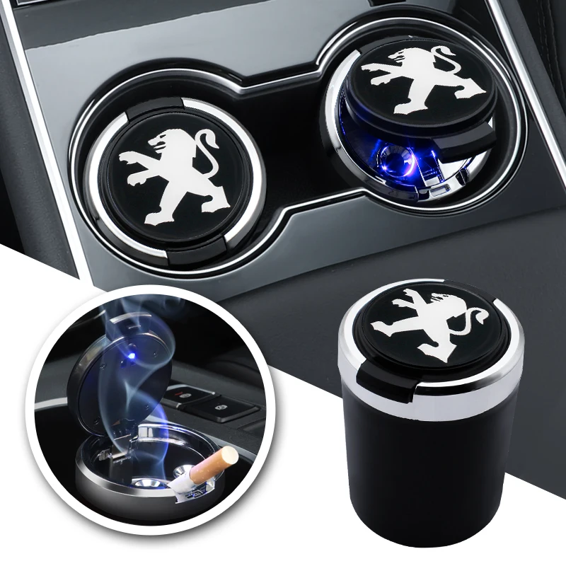 Car LED Light Convenient Garbage Storage Flame Retardant Ashtray for Peugeot 206 308 3008 207 307 208 407 2008 408 508 301 5008
Car LED Light Convenient Garbage Storage Flame Retardant Ashtray for Peugeot 206 308 3008 207 307 208 407 2008 408 508 301 5008