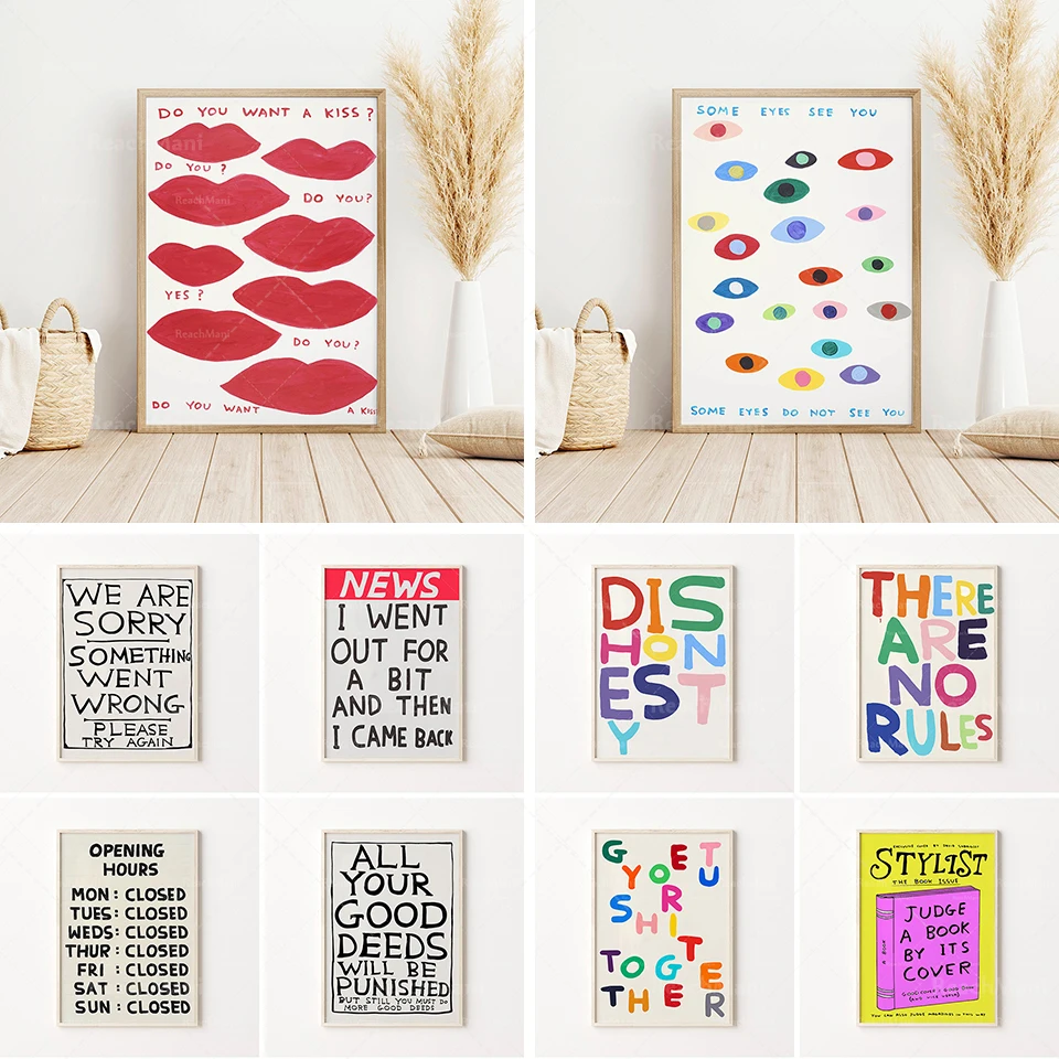 David Shrigley Artist Prints, Funny Living Typography Abstract Art Posters, Funny Wacky Gifts David Shrigley Decorative Posters
David Shrigley Artist Prints, Funny Living Typography Abstract Art Posters, Funny Wacky Gifts David Shrigley Decorative Posters