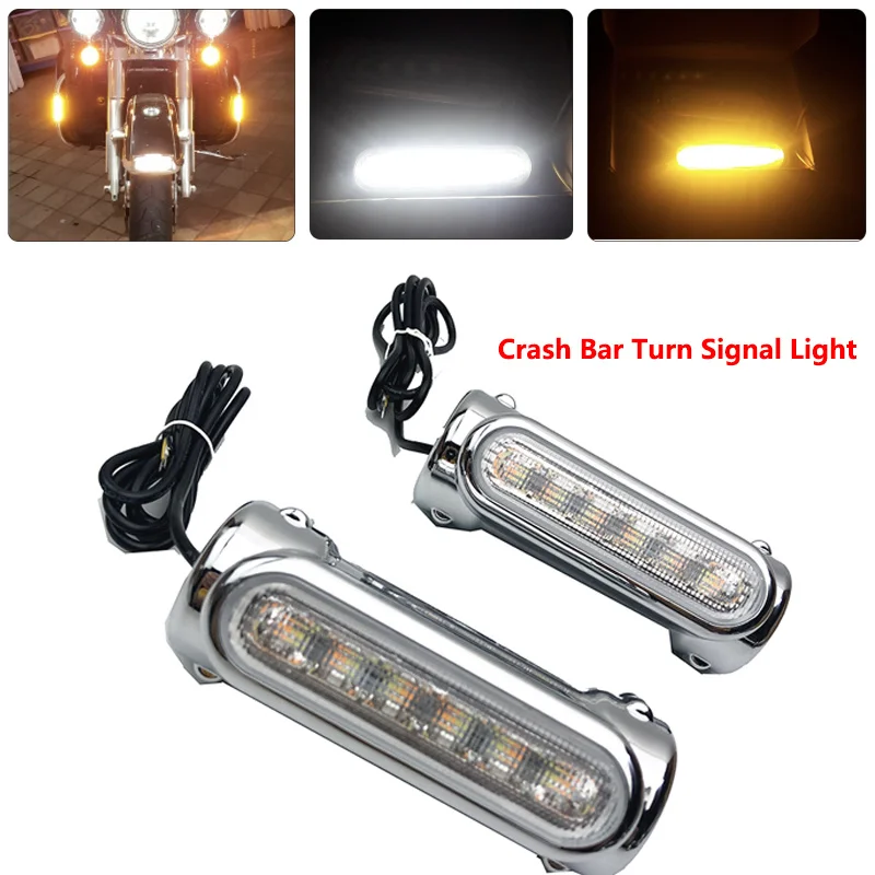 4 Color For Crash Bars Harley Touring Bikes Motorcycle Highway Bar Switchback Driving Light White turn Amber
4 Color For Crash Bars Harley Touring Bikes Motorcycle Highway Bar Switchback Driving Light White turn Amber
