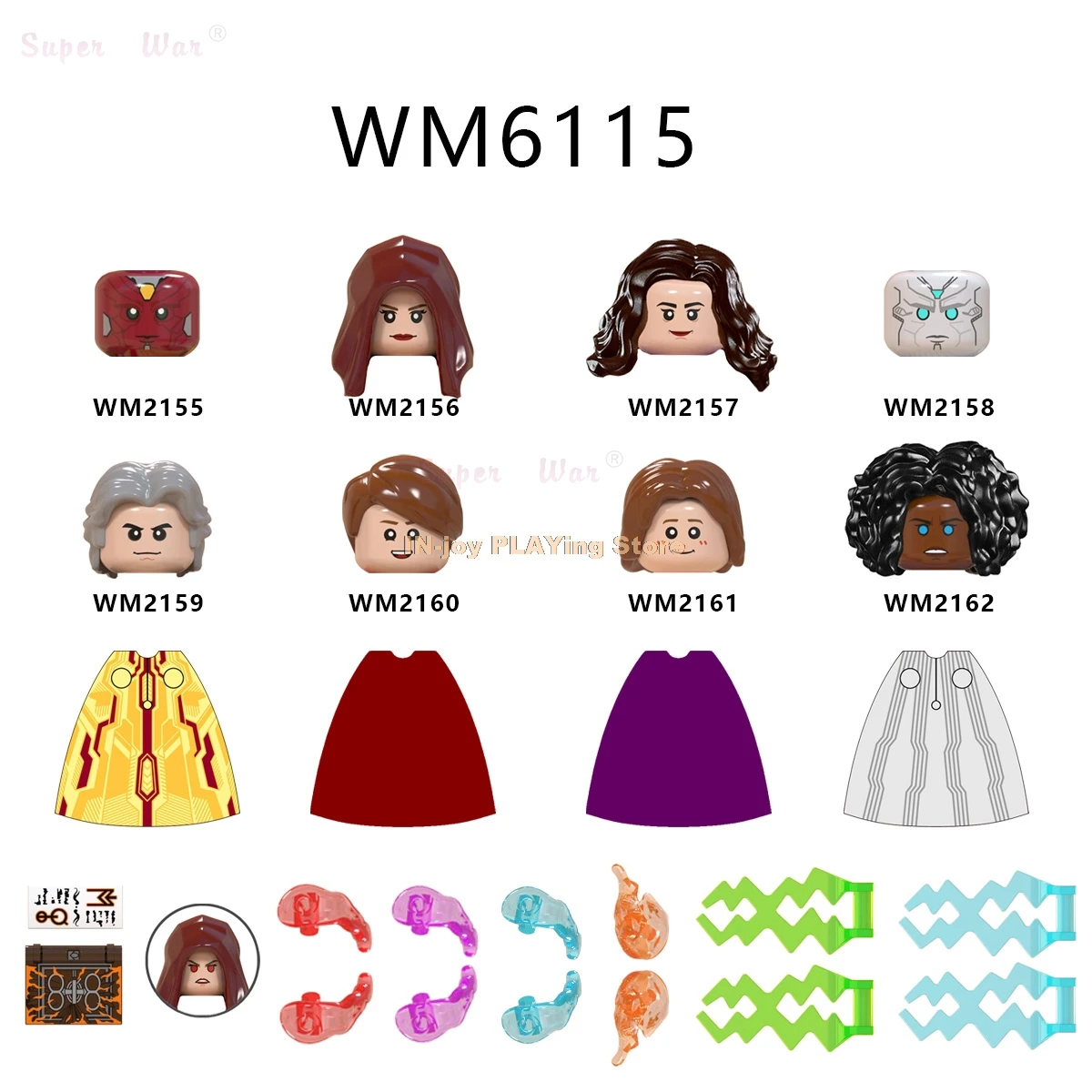 Single Head accessories Building Blocks 043 WM6115 WM2156 WM2157 WM2158 WM2159
Single Head accessories Building Blocks 043 WM6115 WM2156 WM2157 WM2158 WM2159