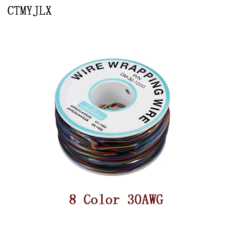Ok Wire PCB Test Core Line Single Tinned Copper Wire 30AWG 280m 8 Colors Solid Cable PVC insulation Electronic Conductor Wire
Ok Wire PCB Test Core Line Single Tinned Copper Wire 30AWG 280m 8 Colors Solid Cable PVC insulation Electronic Conductor Wire