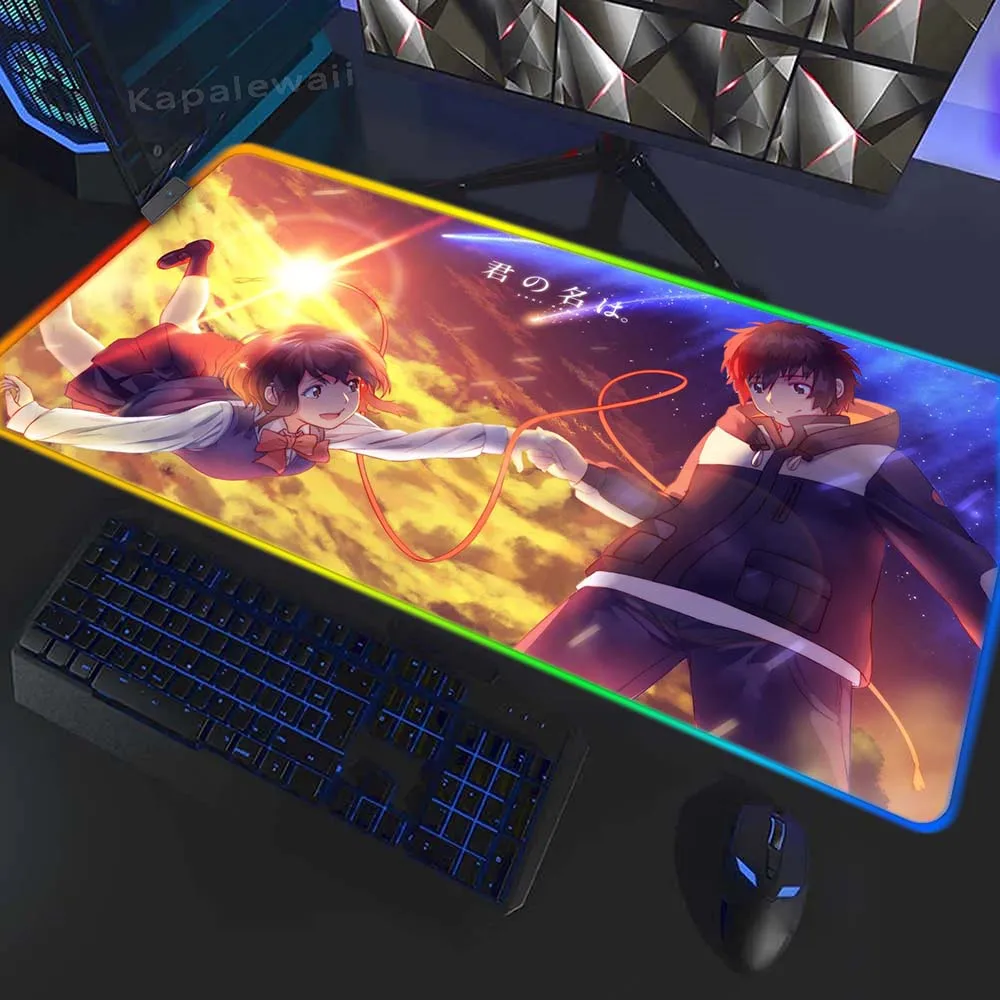 Your name Backlight Rubber pad Locked Edge Mouse Mat 900x400mm Gaming Speed Keyboard Pads Mouse Pad XXL Glowing USB LED Mousepad
Your name Backlight Rubber pad Locked Edge Mouse Mat 900x400mm Gaming Speed Keyboard Pads Mouse Pad XXL Glowing USB LED Mousepad