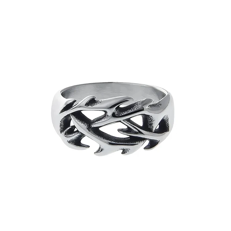 Vine Weave Titanium Steel Ring Small Retro Design Cold Index Finger Couple Men/Women Fashion Hip Hop Street Accessories
Vine Weave Titanium Steel Ring Small Retro Design Cold Index Finger Couple Men/Women Fashion Hip Hop Street Accessories