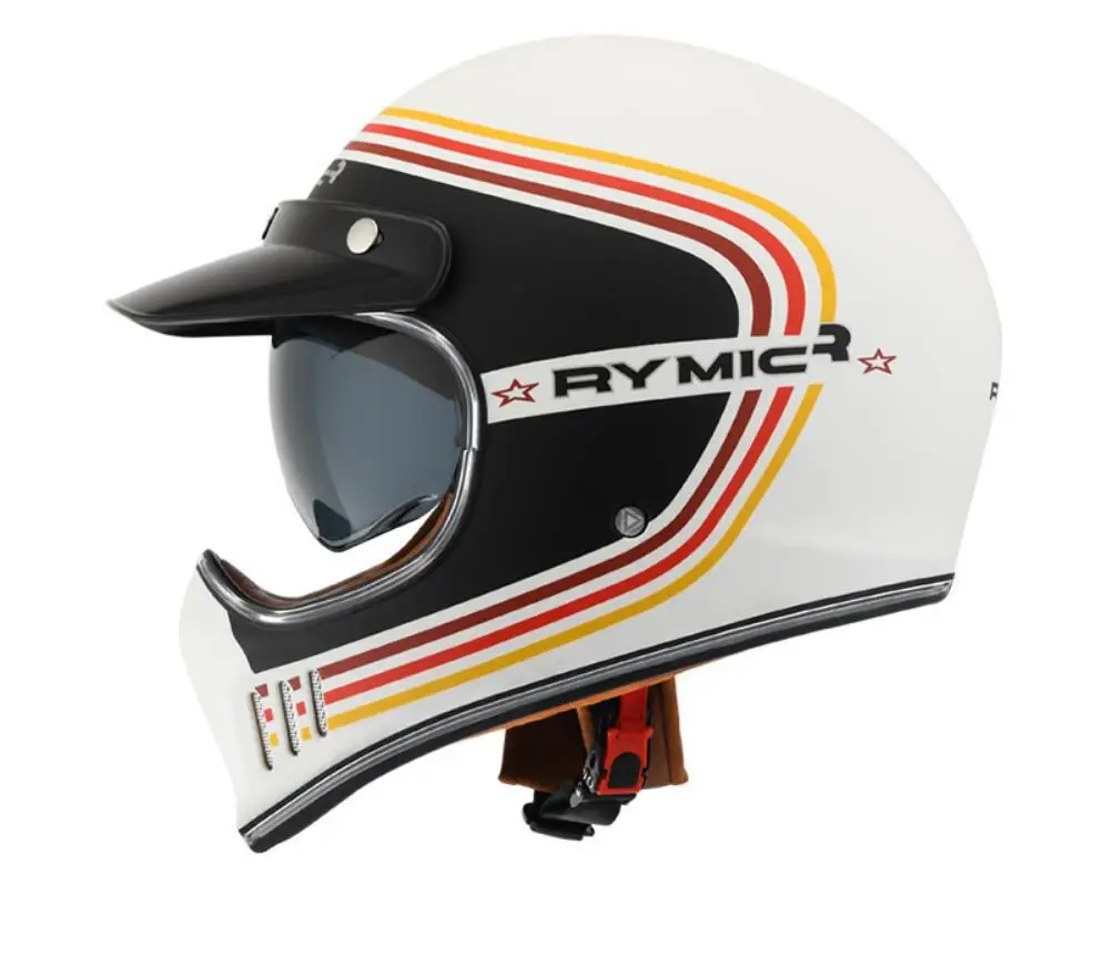 new RYMIC Vintage Motorcycle Helmet Casco Casque Moto Retro Helmets Motorbike Riding Full Face Helmet For Motocross Off Road
new RYMIC Vintage Motorcycle Helmet Casco Casque Moto Retro Helmets Motorbike Riding Full Face Helmet For Motocross Off Road