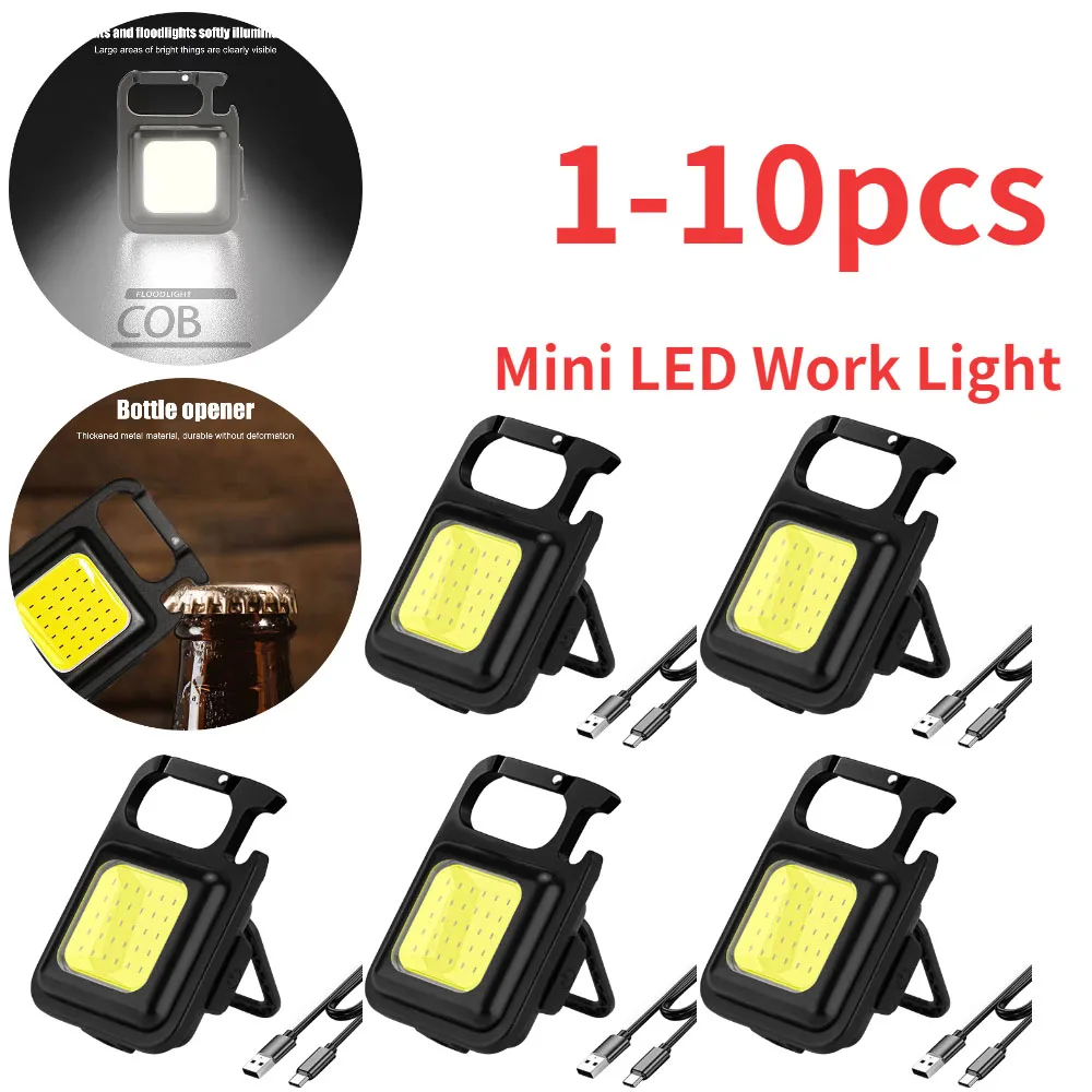 Mini LED Working Light Portable Pocket Flashlight USB Rechargeable Keychain Lamp Outdoor Camping Hiking COB Lantern Torch Light
Mini LED Working Light Portable Pocket Flashlight USB Rechargeable Keychain Lamp Outdoor Camping Hiking COB Lantern Torch Light