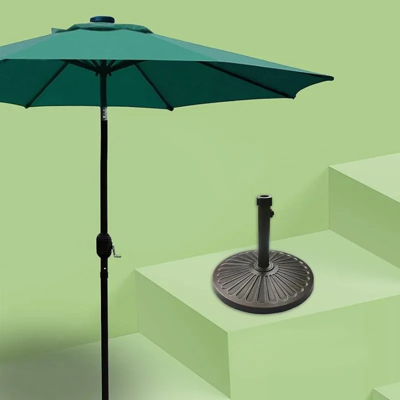 Sunnyglade 9' Patio Umbrella Outdoor Table Umbrella with 8 Sturdy Ribs (Dark Green) | 18" 30.2-lbs Heavy Duty patio umbrella
Sunnyglade 9' Patio Umbrella Outdoor Table Umbrella with 8 Sturdy Ribs (Dark Green) | 18" 30.2-lbs Heavy Duty patio umbrella