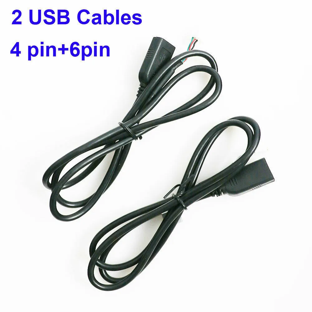 2 шт. Автомобильный Usb-Кабель-адаптер, 4-контактный Usb-кабель, 4-контактный и 6-контактный разъем, USB-удлинитель, адаптер для Android, автомобильного радио, стерео
2 шт. Автомобильный Usb-Кабель-адаптер, 4-контактный Usb-кабель, 4-контактный и 6-контактный разъем, USB-удлинитель, адаптер для Android, автомобильного радио, стерео