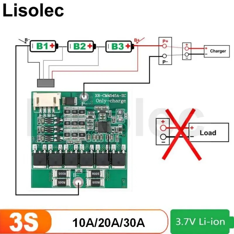 BMS 3S 12V 11.1V Car Battery Starter Startup Engine Special Protection Board for Car Motorcycle with Lithium Battery Balance
BMS 3S 12V 11.1V Car Battery Starter Startup Engine Special Protection Board for Car Motorcycle with Lithium Battery Balance