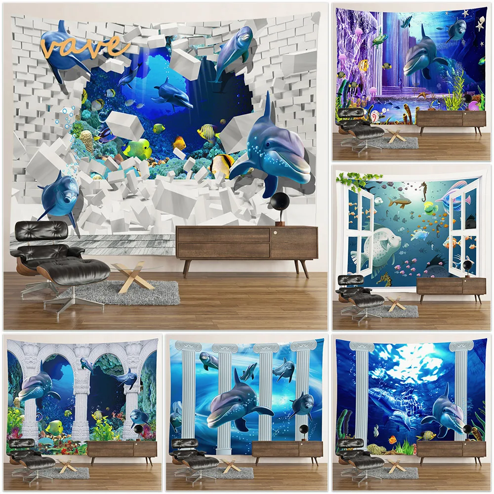 Dolphin Landscape Large Tapestry Wall Hanging Boho Kawaii Room Decor Aesthetic Hippie Anime Tapestry Blanket Home Decoration
Dolphin Landscape Large Tapestry Wall Hanging Boho Kawaii Room Decor Aesthetic Hippie Anime Tapestry Blanket Home Decoration