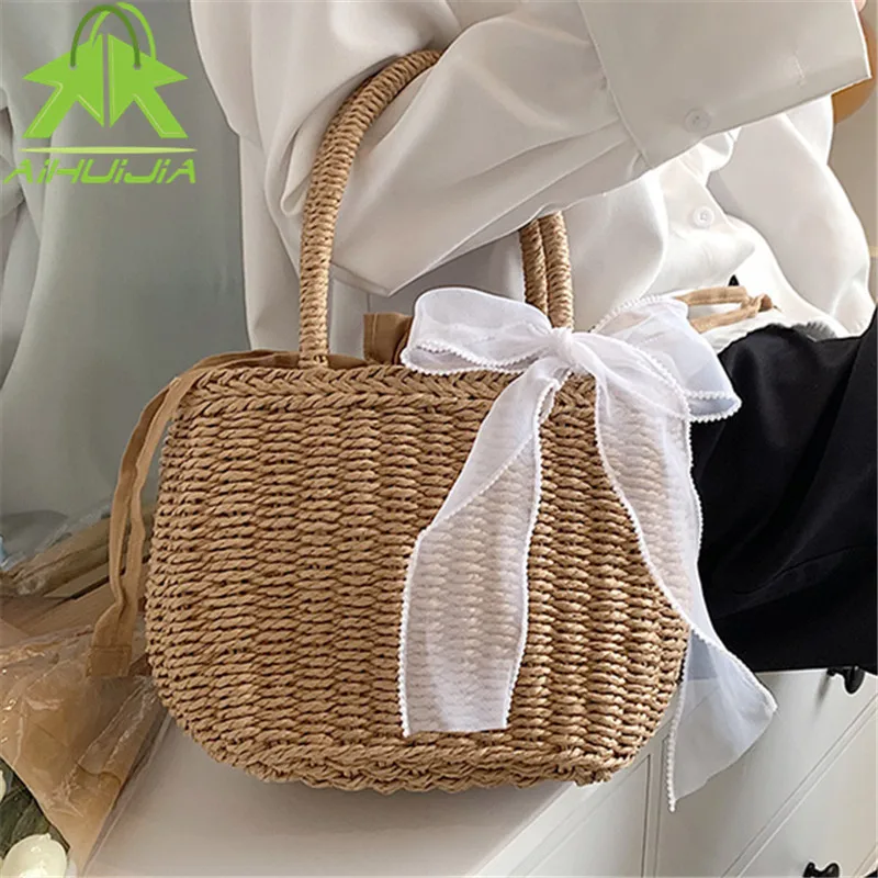 Fashion Straw Bags for Women 2022 Summer Hand-Woven Rattan Bag Handmade Woven Purse Wicker Beach Bag Bohemia Vacation Handbags
Fashion Straw Bags for Women 2022 Summer Hand-Woven Rattan Bag Handmade Woven Purse Wicker Beach Bag Bohemia Vacation Handbags