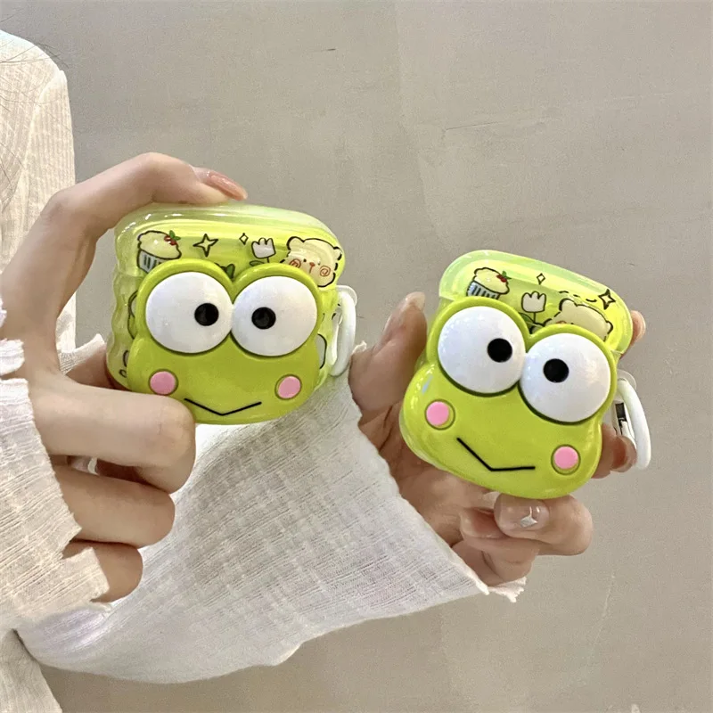 Cute Funny Big Eyed Frog Bluetooth Headset Cover for Airpods 1 2 3 Pro Pro2 Soft Silicone Airpods Case
Cute Funny Big Eyed Frog Bluetooth Headset Cover for Airpods 1 2 3 Pro Pro2 Soft Silicone Airpods Case
