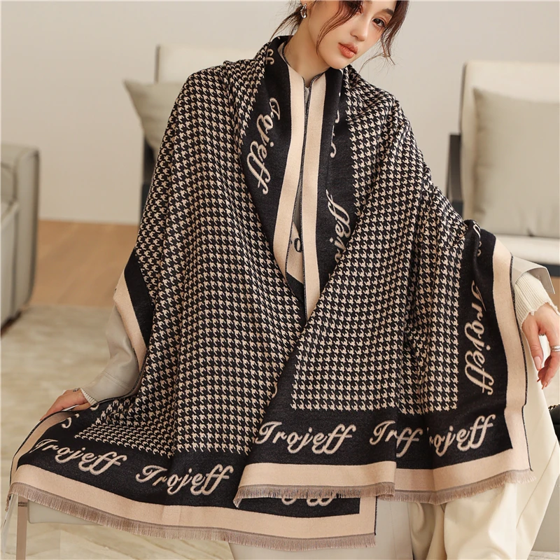 Brand Shalws Cashmere Scarf for Women Luxury Warm Thick Bufanda Pashmina Headkerchief Soft Foulard Ladies Muffler Echarpe 2021
Brand Shalws Cashmere Scarf for Women Luxury Warm Thick Bufanda Pashmina Headkerchief Soft Foulard Ladies Muffler Echarpe 2021
