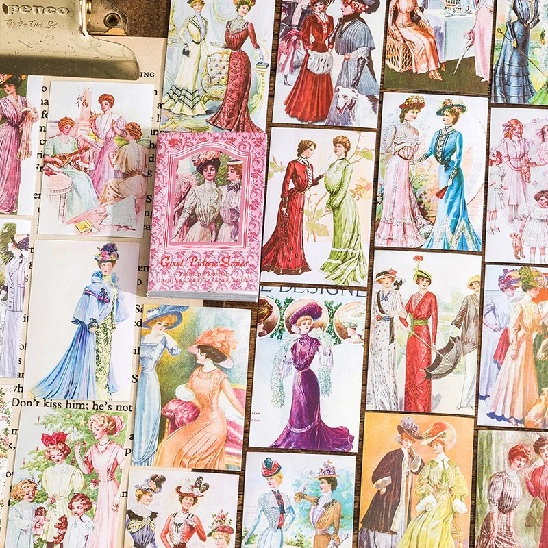 50Pcs Vintage Art European Pictorial Scrapbook Stickers Journal Material Guitar Book Character Album Diary Scrapbook Stickers
50Pcs Vintage Art European Pictorial Scrapbook Stickers Journal Material Guitar Book Character Album Diary Scrapbook Stickers