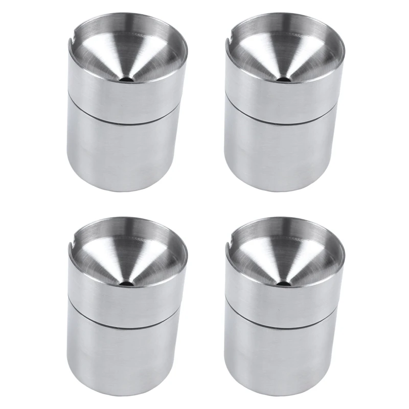4X Stainless Steel Car Ashtray Smokeless Auto Cigarette Ashtray Ash Holder Creative Windproof Business Gift Car 
4X Stainless Steel Car Ashtray Smokeless Auto Cigarette Ashtray Ash Holder Creative Windproof Business Gift Car