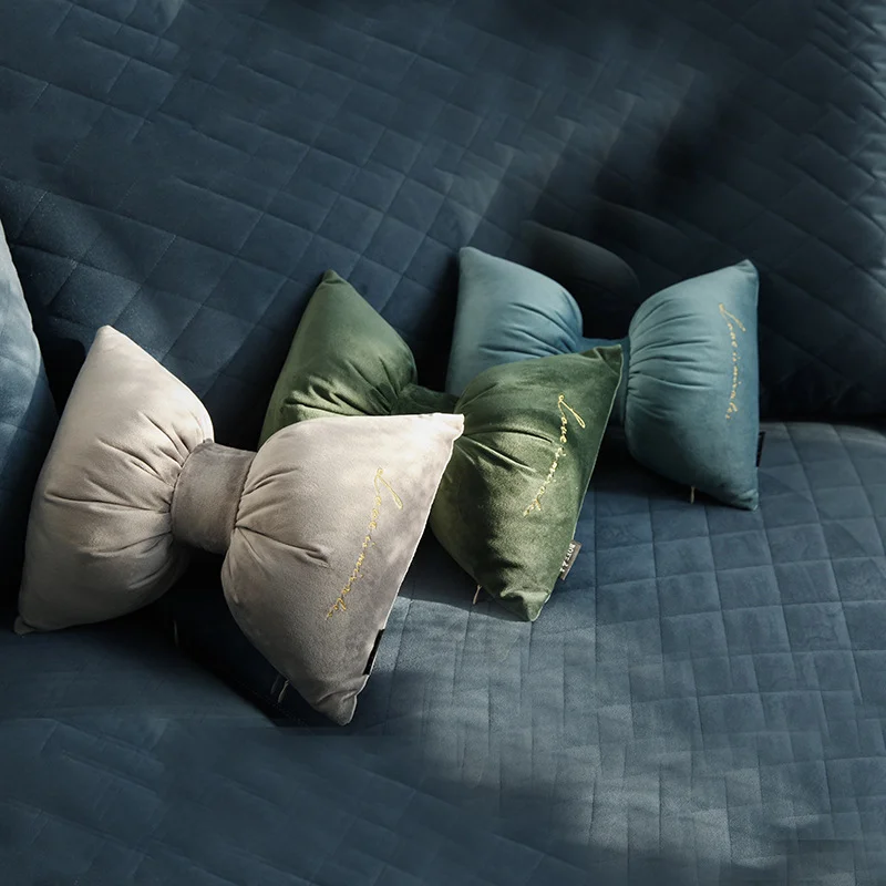 Bow Pillow Velvet Back Neck Car Neck Pillows Rest Cute Knot Home Chair Padding Office Soft Nordic Travel Pillows Baby Room Decor
Bow Pillow Velvet Back Neck Car Neck Pillows Rest Cute Knot Home Chair Padding Office Soft Nordic Travel Pillows Baby Room Decor