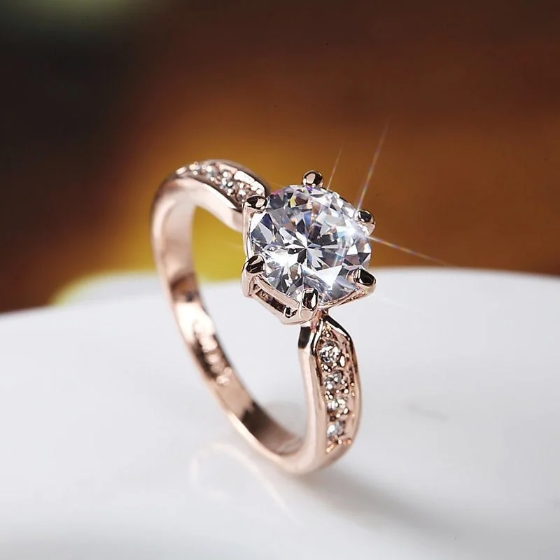 Copy Six Claw Ring Women's Full Zircon Wedding Ring Live Broadcast One Carat Imitationmoissanite Diamond Stonee Ring Envio Grati
Copy Six Claw Ring Women's Full Zircon Wedding Ring Live Broadcast One Carat Imitationmoissanite Diamond Stonee Ring Envio Grati