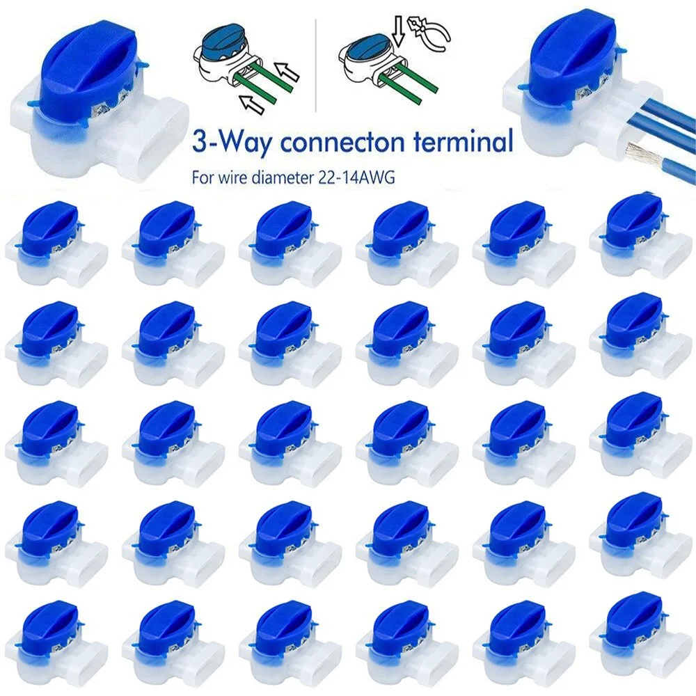 10-100pcs Robotic Lawn Mower Connectors for Gardena/Husqvarna/Robomow Lawnmower Electric Cable Terminal 3 pin 314 Wire Connector
10-100pcs Robotic Lawn Mower Connectors for Gardena/Husqvarna/Robomow Lawnmower Electric Cable Terminal 3 pin 314 Wire Connector