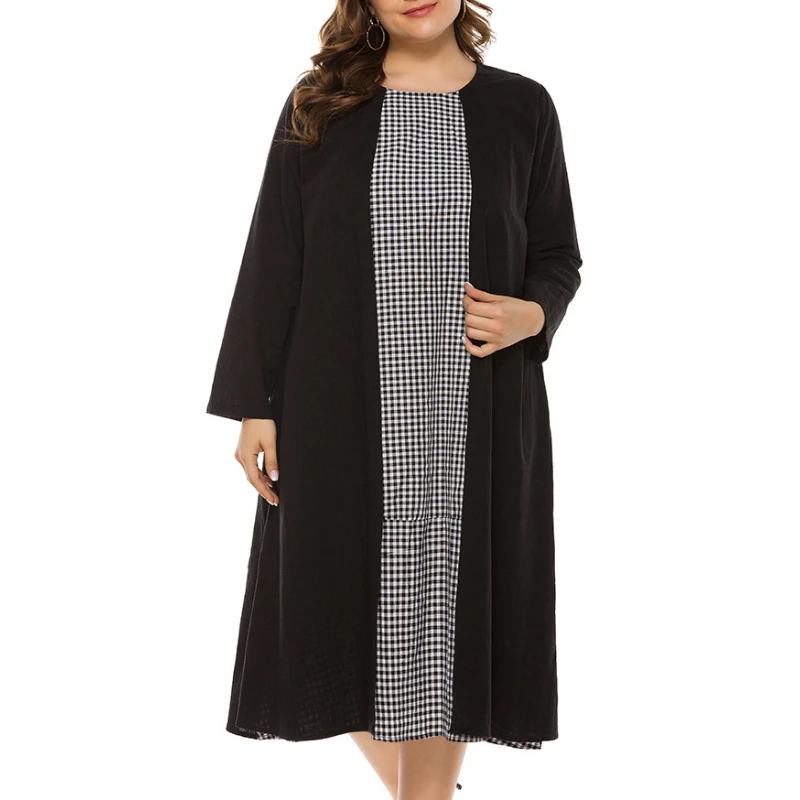 Dresses for Woman 2023 New Evening Party Autumn Spring Ladies Fashion Loose Plaid Stitching Clothing Female Long Sleeves Skirts
Dresses for Woman 2023 New Evening Party Autumn Spring Ladies Fashion Loose Plaid Stitching Clothing Female Long Sleeves Skirts