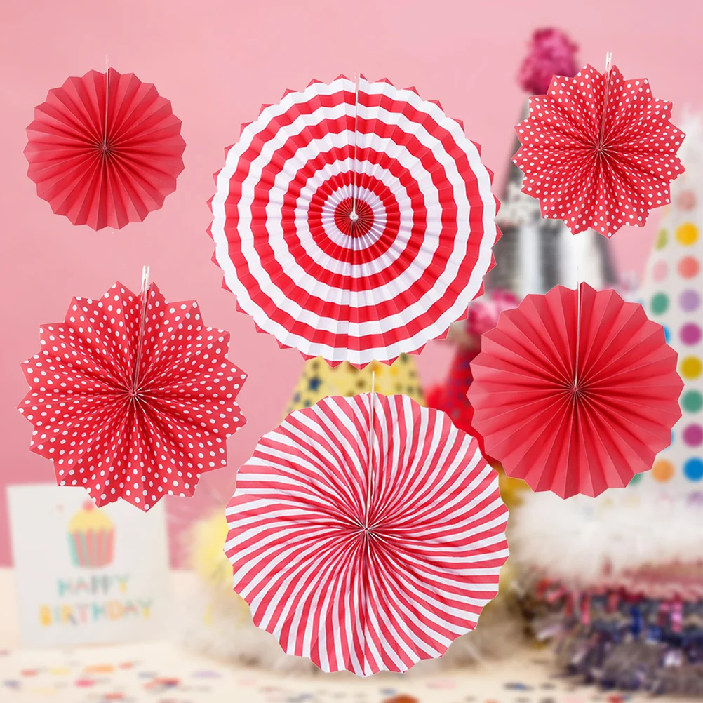 2 sets of Party Hanging Paper Fans Round Paper Fan Garlands Decoration Birthday Decors
2 sets of Party Hanging Paper Fans Round Paper Fan Garlands Decoration Birthday Decors