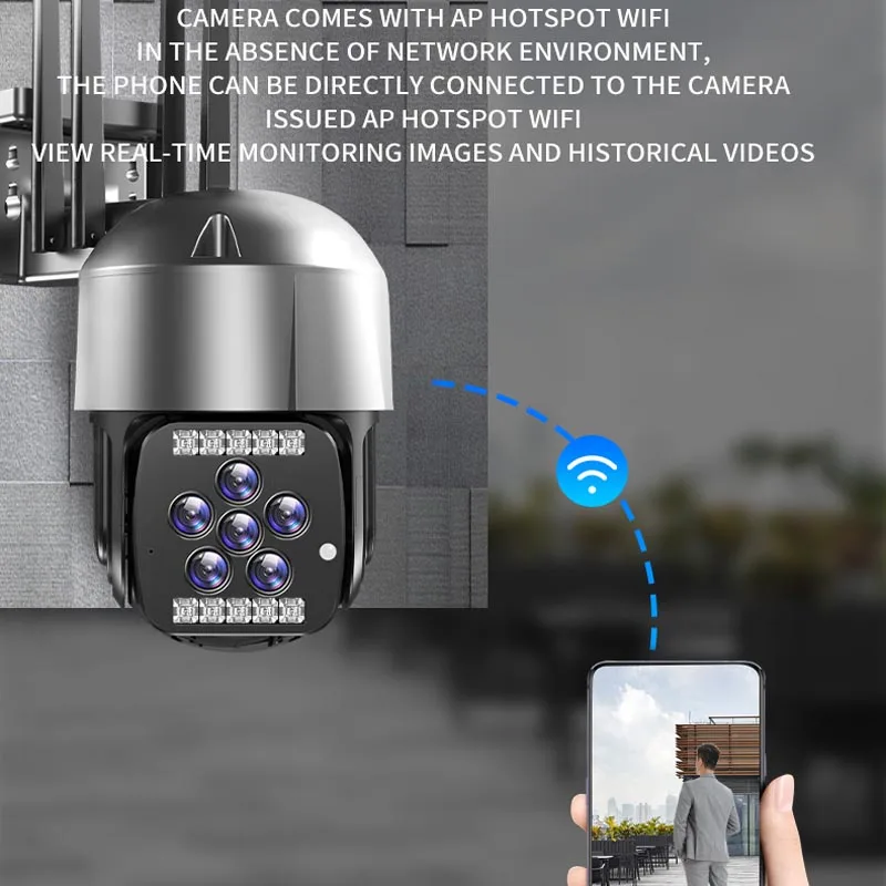 Smart Home CCTV Security HD 2K 4G Camera Waterproof Wireless PIR Motion Detection IR Night Vision 2 Way Intercom Outdoor Indoor 
Smart Home CCTV Security HD 2K 4G Camera Waterproof Wireless PIR Motion Detection IR Night Vision 2 Way Intercom Outdoor Indoor