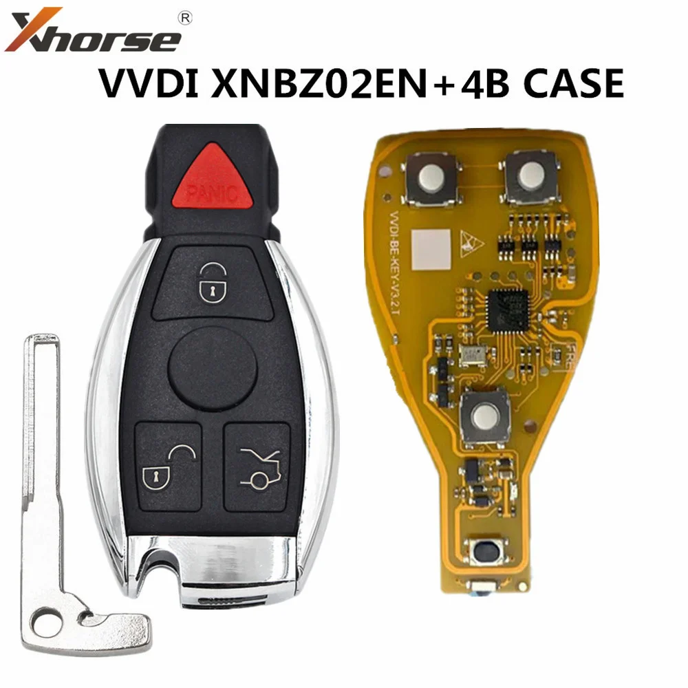 XHORSE VVDI BE Key Pro XNBZ01EN XNBZ02EN для Benz V3.1 PCB Remote Chip Smart Key Shell с логотипом Можно заменить жетон MB BGA
XHORSE VVDI BE Key Pro XNBZ01EN XNBZ02EN для Benz V3.1 PCB Remote Chip Smart Key Shell с логотипом Можно заменить жетон MB BGA