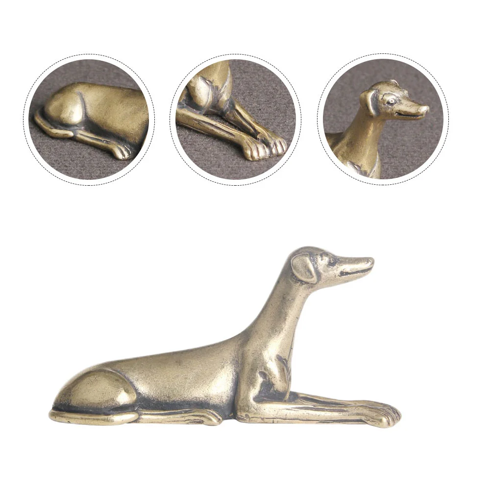 Brass Hound Decoration Desktop Ornament Brass Craft Retro Dog Statue Vintage Dog Ornament for Gift Office Home
Brass Hound Decoration Desktop Ornament Brass Craft Retro Dog Statue Vintage Dog Ornament for Gift Office Home