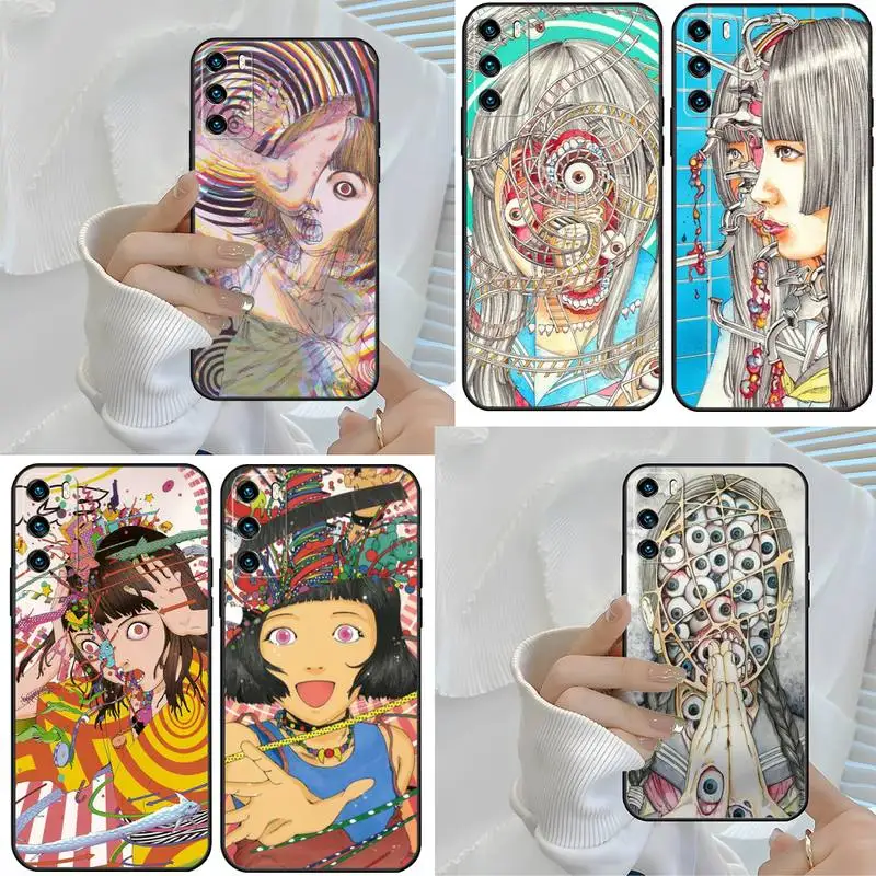 

Kaga Shintaro Horror Comics Phone Case For Huawei P 40 30 20 10 Plus Lite Psmart 2019 2020 Y5 Prime 2018 Y5 Y6 Y5II Y6P Y8S Y8P