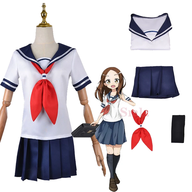 Teasing Master Takagi-san Takagi Cosplay Costume Anime JK Sailor Suit Skirt Set Takagisan School Uniform Tie Dress Outfit Girls
Teasing Master Takagi-san Takagi Cosplay Costume Anime JK Sailor Suit Skirt Set Takagisan School Uniform Tie Dress Outfit Girls