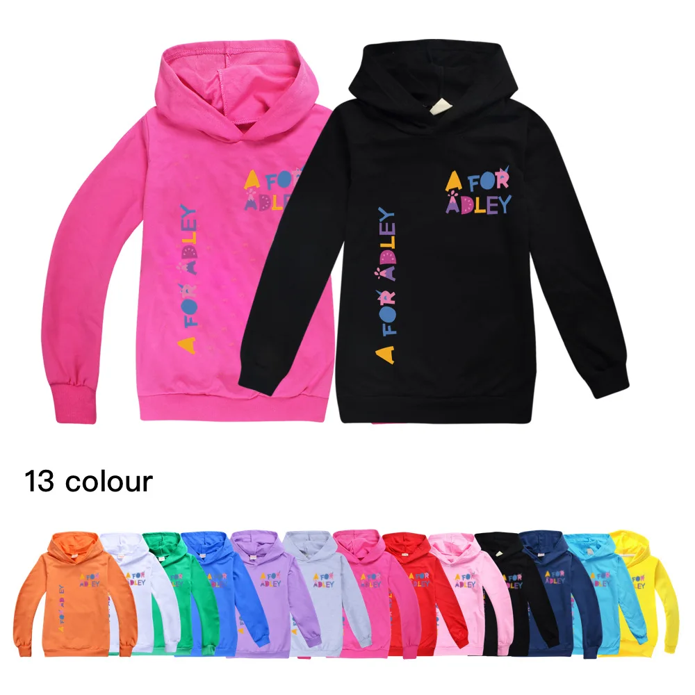 Fashion Kids Girls Sweatshirt Spring Autumn Boys A for Adley Long Sleeve Hoodies T-shirt Top Teens Children's Pullover Clothing
Fashion Kids Girls Sweatshirt Spring Autumn Boys A for Adley Long Sleeve Hoodies T-shirt Top Teens Children's Pullover Clothing