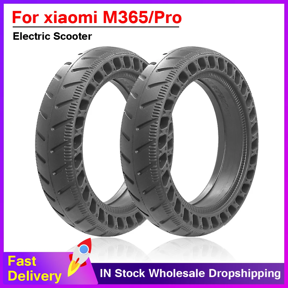 8.5 inch Solid Tire Front/Rear Honeycomb Tires Replacement for Xiaomi M365/Pro Electric Scooter Anti-Shock Wear-Resistant Wheels
8.5 inch Solid Tire Front/Rear Honeycomb Tires Replacement for Xiaomi M365/Pro Electric Scooter Anti-Shock Wear-Resistant Wheels