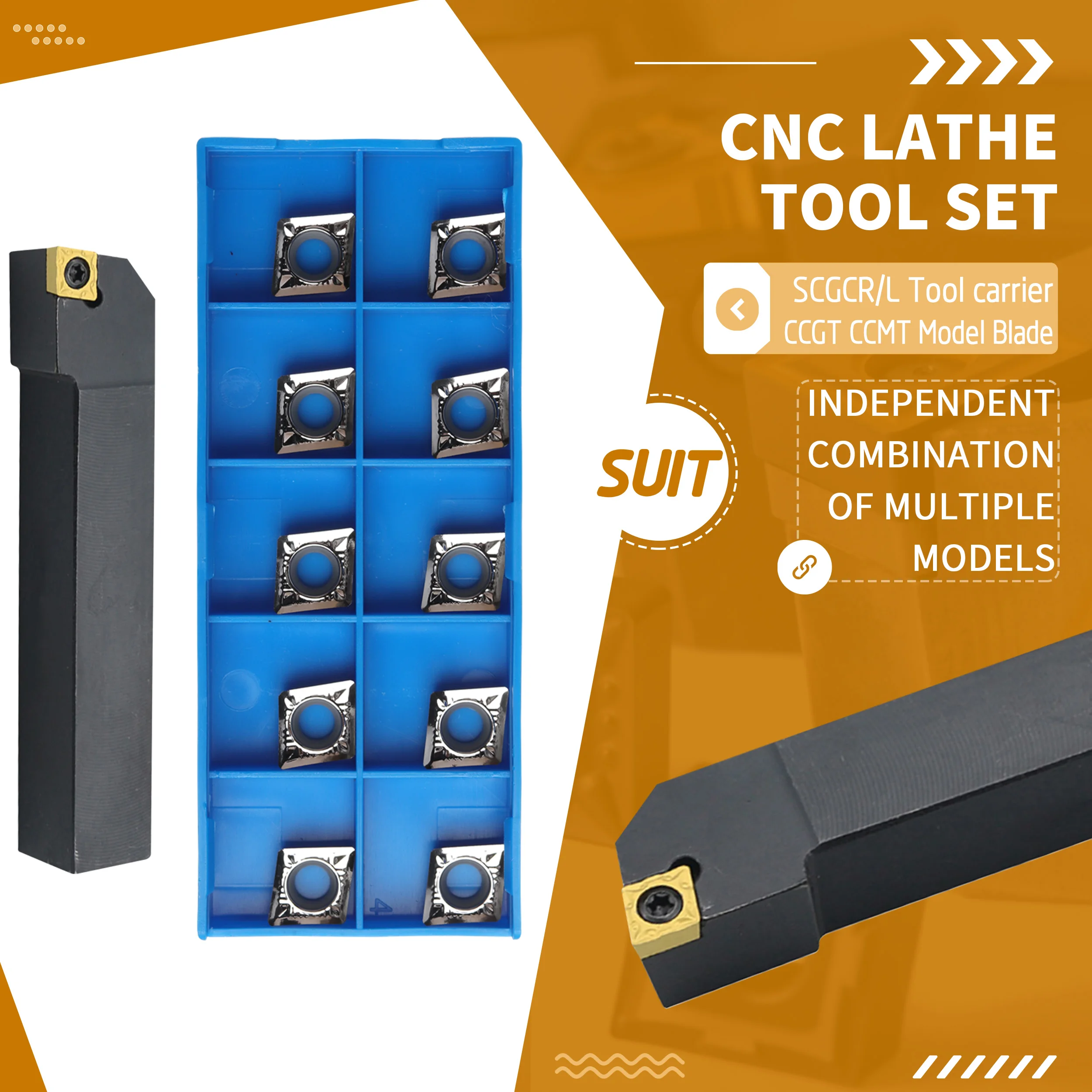 SCGCR1212H09 SCGCR1616H09 SCGCR2020K SCGCR2525M Lathe External CNC Turning Tools Holder +10Pcs CCGT CCMT Carbide Insert Durable
SCGCR1212H09 SCGCR1616H09 SCGCR2020K SCGCR2525M Lathe External CNC Turning Tools Holder +10Pcs CCGT CCMT Carbide Insert Durable