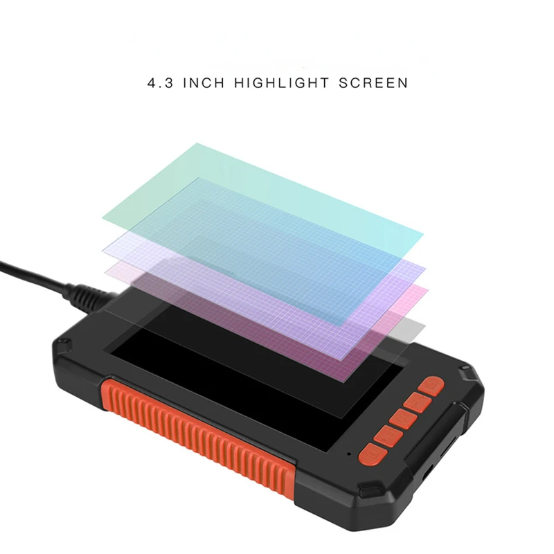 8mm Single Dual Lens Industrial Endoscope 1080P 4.3 " IPS LCD Digital Inspection Camera With 8 LED For Car Sewer Checking
8mm Single Dual Lens Industrial Endoscope 1080P 4.3 " IPS LCD Digital Inspection Camera With 8 LED For Car Sewer Checking