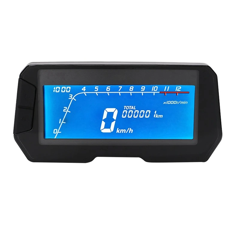 LED 12000RPM 6 Gear Universal Motorcycle LCD Digital Speedometer Backlight Motorcycle Odometer For1, 2,4 Cylinders Meter
LED 12000RPM 6 Gear Universal Motorcycle LCD Digital Speedometer Backlight Motorcycle Odometer For1, 2,4 Cylinders Meter