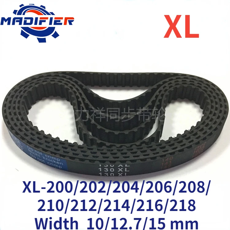 GKTOOLS 200/206/210/218 XL Timing Belt Width 10/12.7/15mm Perimeter 508/523.24/533.4/553.24mm Rubber Belt Inch trapezoid 
GKTOOLS 200/206/210/218 XL Timing Belt Width 10/12.7/15mm Perimeter 508/523.24/533.4/553.24mm Rubber Belt Inch trapezoid
