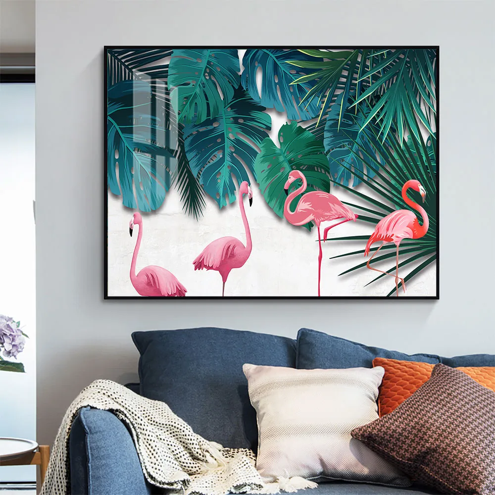 Custom Green Plant Flamingo Canvas Poster Silk Fabric Modern Style Prints Party House Decor Room#211217-9
Custom Green Plant Flamingo Canvas Poster Silk Fabric Modern Style Prints Party House Decor Room#211217-9