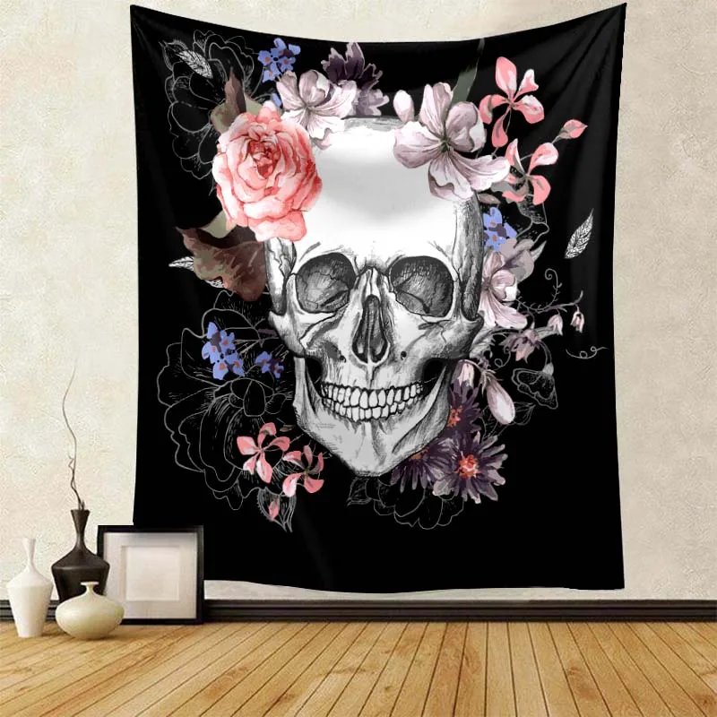 Witchcraft Skull Woman Tapestry Rose Wall Hanging Skeleton Psychedelic Mandala Tapestries Wall Carpet Cloth Home Decor
Witchcraft Skull Woman Tapestry Rose Wall Hanging Skeleton Psychedelic Mandala Tapestries Wall Carpet Cloth Home Decor