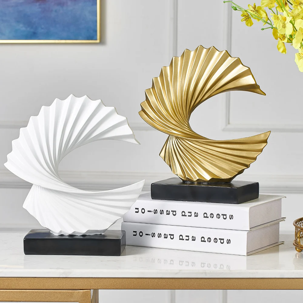 Modern Decor Abstract Sculpture Resin Sculptur Art Golden Statue Living Room Home Decoration Office Desk Decoration Accessories
Modern Decor Abstract Sculpture Resin Sculptur Art Golden Statue Living Room Home Decoration Office Desk Decoration Accessories