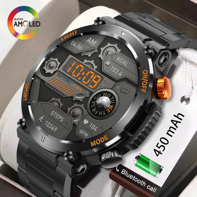 New 450mAh Battery Watch For Men Smart Watch In 2023 Bluetooth Call Outdoor Smartwatch Fitness Sports Clock 1.46 Inch HD Screen
New 450mAh Battery Watch For Men Smart Watch In 2023 Bluetooth Call Outdoor Smartwatch Fitness Sports Clock 1.46 Inch HD Screen