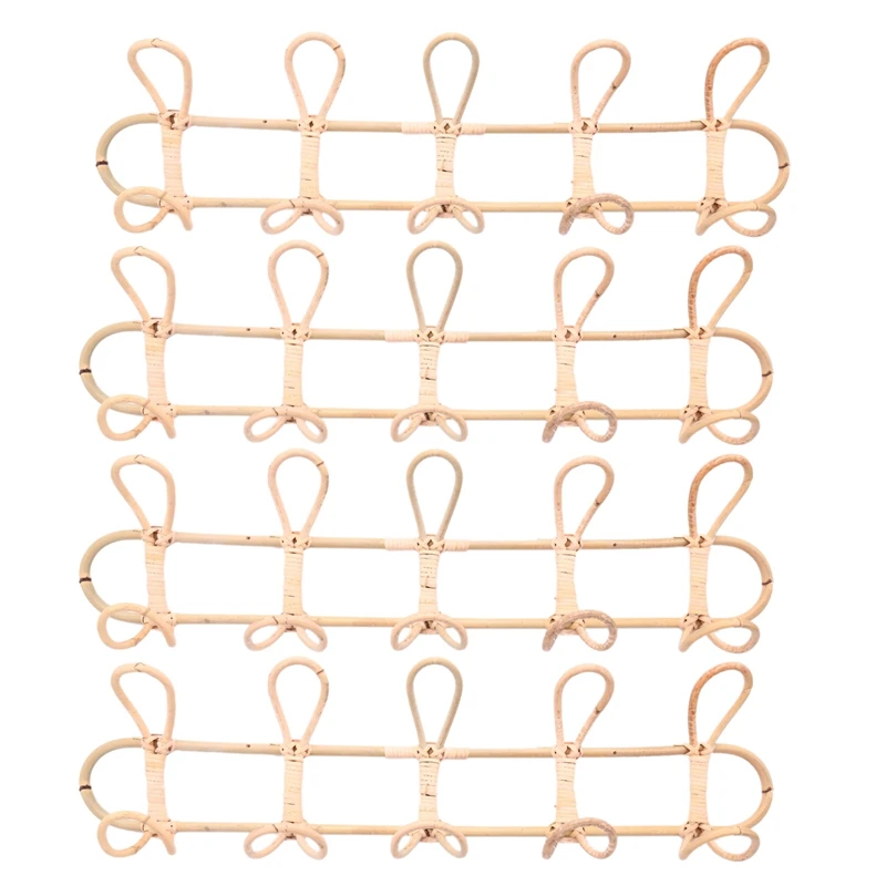 4X Large Rattan Wall Hooks Clothes Hat Hanging Hook Crochet Cloth Holder Organizer Hangers Decor For Home Decor
4X Large Rattan Wall Hooks Clothes Hat Hanging Hook Crochet Cloth Holder Organizer Hangers Decor For Home Decor