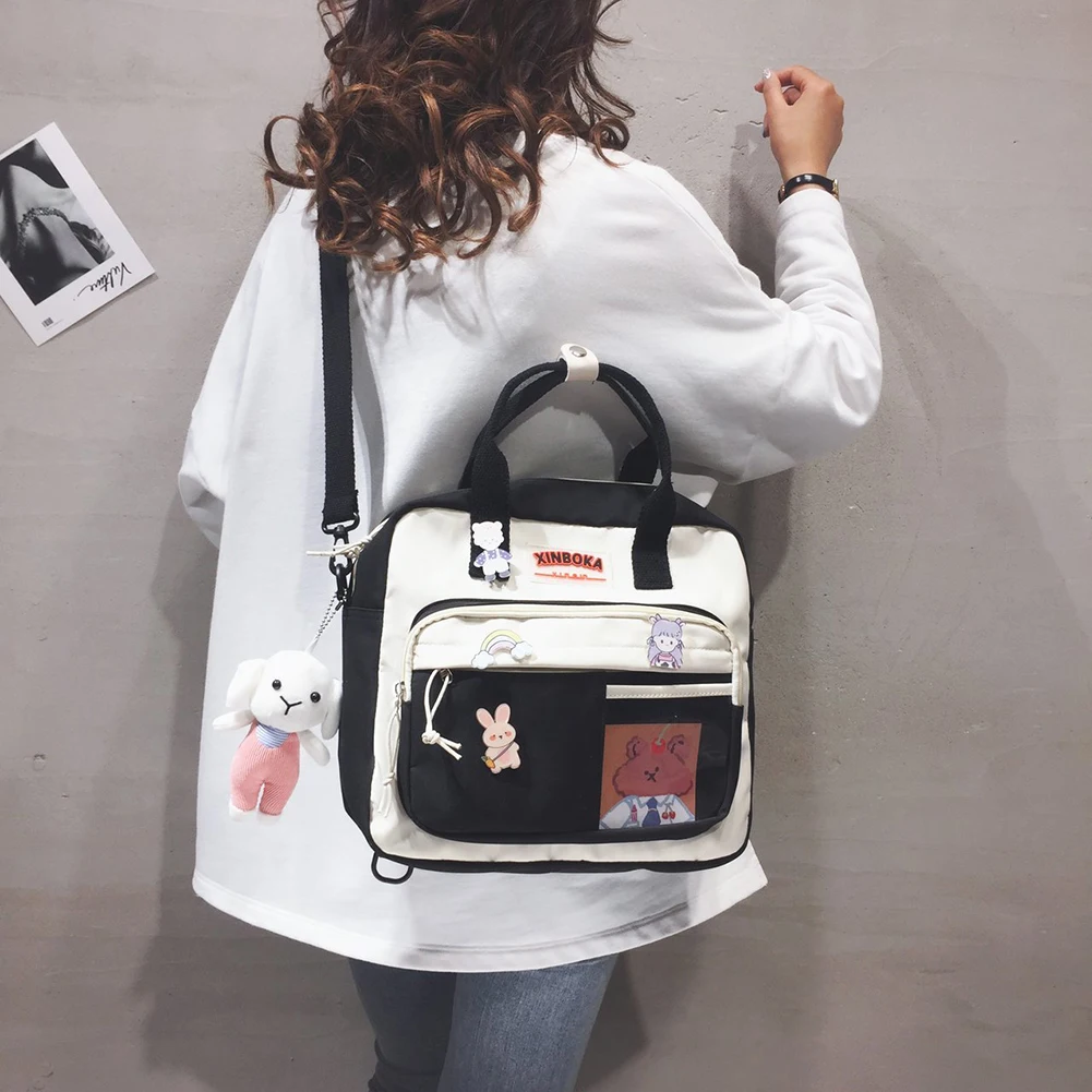 Kawaii Shoulder Backpack Korean Japanese Students Totes Schoolbag Hit Color Nylon Cute Girl Travel Crossbody Messenger Bags
Kawaii Shoulder Backpack Korean Japanese Students Totes Schoolbag Hit Color Nylon Cute Girl Travel Crossbody Messenger Bags