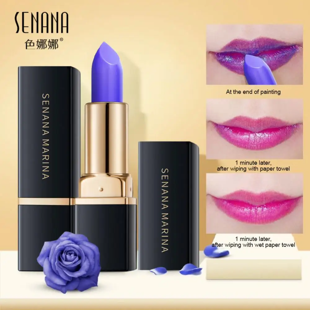 BlueRose Color Changing Lipstick No Fading Waterproof Not Easy To Stain Cup Lipstick Moisturizing Temperature Change Lipstick
BlueRose Color Changing Lipstick No Fading Waterproof Not Easy To Stain Cup Lipstick Moisturizing Temperature Change Lipstick
