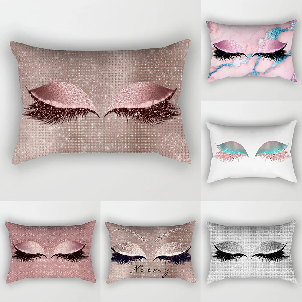 Personalized Eyelash Pattern Cushion Cover 30x50cm Polyester Throw Pillow Covers Decorative Sofa Cushion Covers for Living Room
Personalized Eyelash Pattern Cushion Cover 30x50cm Polyester Throw Pillow Covers Decorative Sofa Cushion Covers for Living Room