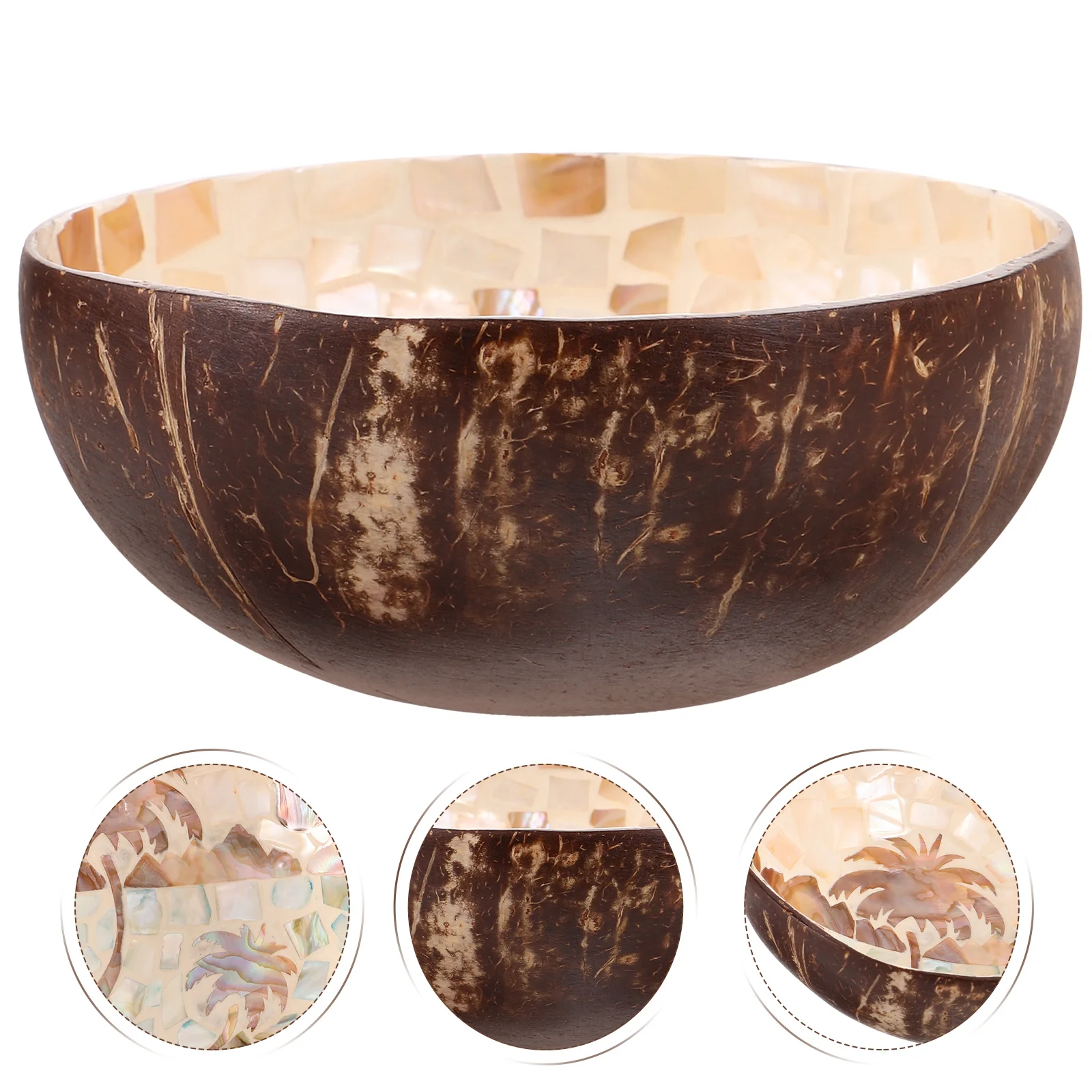 Coconuts Shell Salad Bowl Novelty Coconuts Shell Food Holder Home Hotel Food Container Decor
Coconuts Shell Salad Bowl Novelty Coconuts Shell Food Holder Home Hotel Food Container Decor