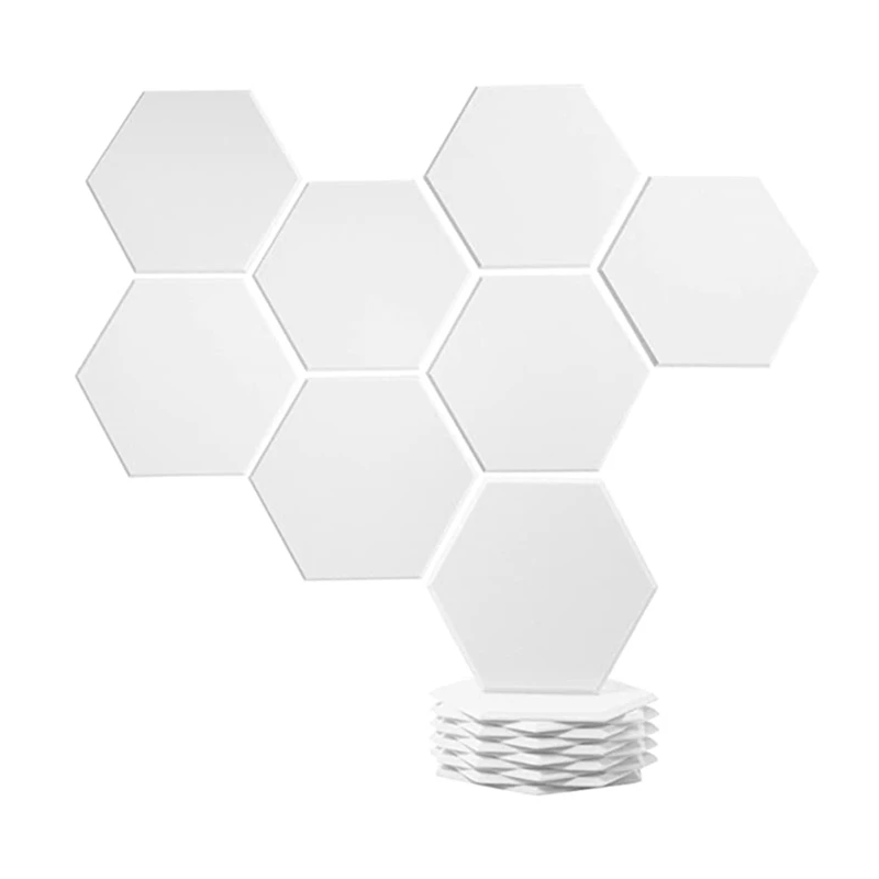 12 Pack Hexagonal Acoustic Panels 12 X 10X 0.4Inch For Soundproofing Of Recording Studios, Offices, Home Studios
12 Pack Hexagonal Acoustic Panels 12 X 10X 0.4Inch For Soundproofing Of Recording Studios, Offices, Home Studios